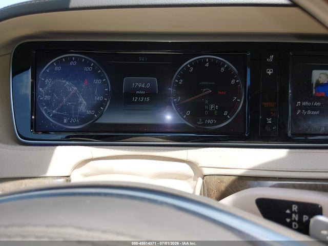 Aukcja sprzedaży 2016 Mercedes-benz S 550 4matic, vin: WDDUG8FBXGA214265, numer aukcji: 45514371