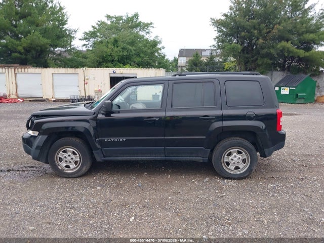 45514470 :رقم المزاد ، 1C4NJRBB3GD632290 vin ، 2016 Jeep Patriot Sport مزاد بيع