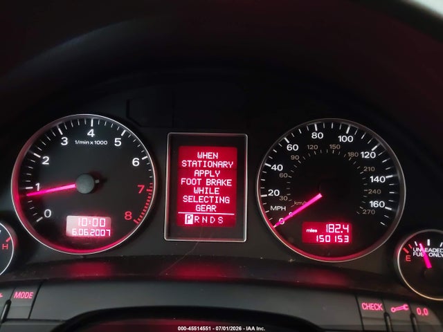Aukcja sprzedaży 2007 Audi A4 3.2, vin: WAUDH78E47A245890, numer aukcji: 45514551