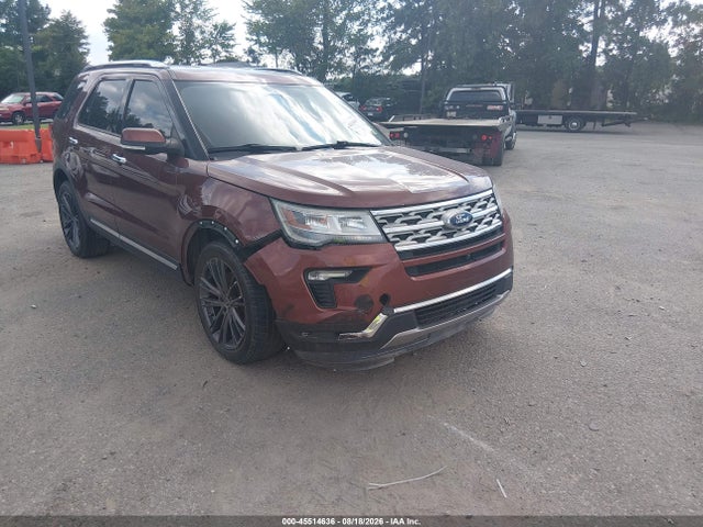 2018 Ford Explorer Limited მანქანა იყიდება აუქციონზე, vin: 1FM5K8F81JGA43715, აუქციონის ნომერი: 45514636