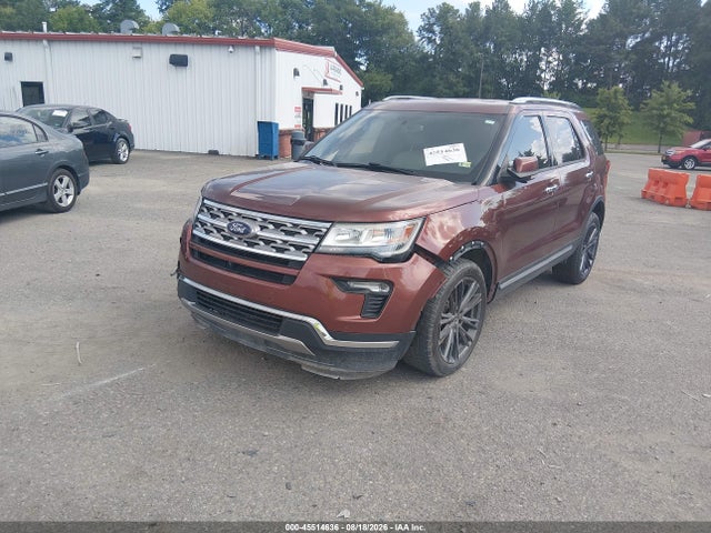 2018 Ford Explorer Limited მანქანა იყიდება აუქციონზე, vin: 1FM5K8F81JGA43715, აუქციონის ნომერი: 45514636