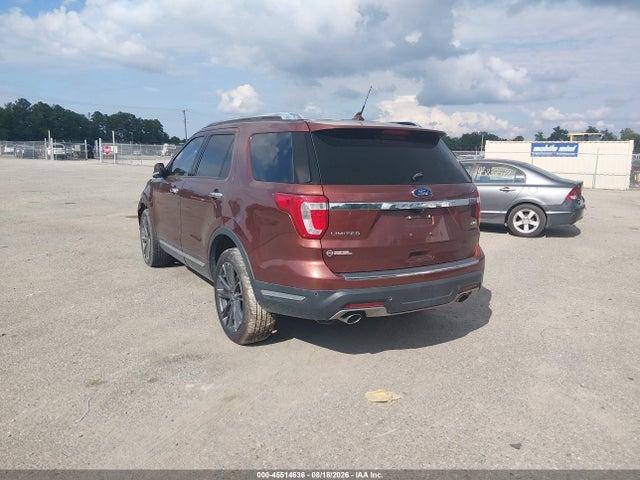 2018 Ford Explorer Limited მანქანა იყიდება აუქციონზე, vin: 1FM5K8F81JGA43715, აუქციონის ნომერი: 45514636