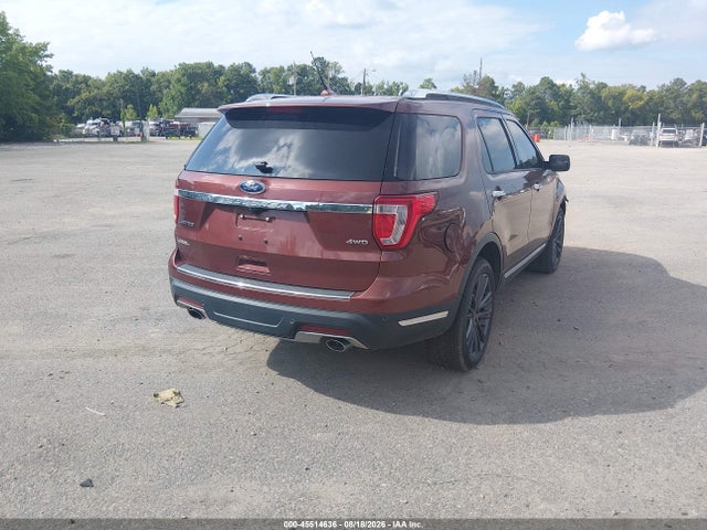 2018 Ford Explorer Limited მანქანა იყიდება აუქციონზე, vin: 1FM5K8F81JGA43715, აუქციონის ნომერი: 45514636