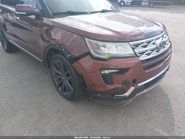 2018 Ford Explorer Limited მანქანა იყიდება აუქციონზე, vin: 1FM5K8F81JGA43715, აუქციონის ნომერი: 45514636