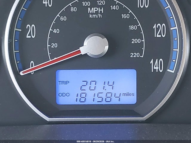 2009 Hyundai Santa Fe Limited მანქანა იყიდება აუქციონზე, vin: 5NMSH13E19H266400, აუქციონის ნომერი: 45514816