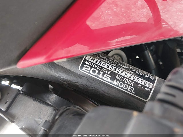 Honda NC700X 2015 JH2RC6352FK300166 Image 10