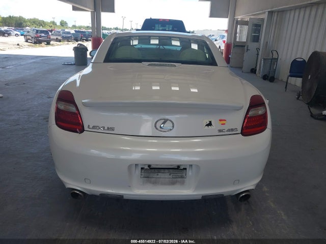 45514922 :رقم المزاد ، JTHFN45Y889019595 vin ، 2008 Lexus Sc 430 مزاد بيع