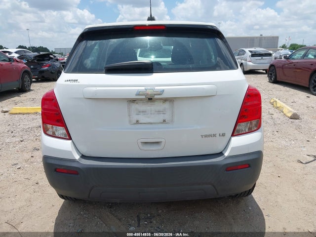 Продаж на аукціоні авто 2016 Chevrolet Trax 1ls, vin: 3GNCJKSB7GL259044, номер лоту: 45514935