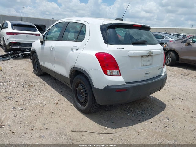 Продаж на аукціоні авто 2016 Chevrolet Trax 1ls, vin: 3GNCJKSB7GL259044, номер лоту: 45514935