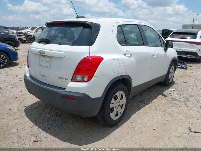 Продаж на аукціоні авто 2016 Chevrolet Trax 1ls, vin: 3GNCJKSB7GL259044, номер лоту: 45514935