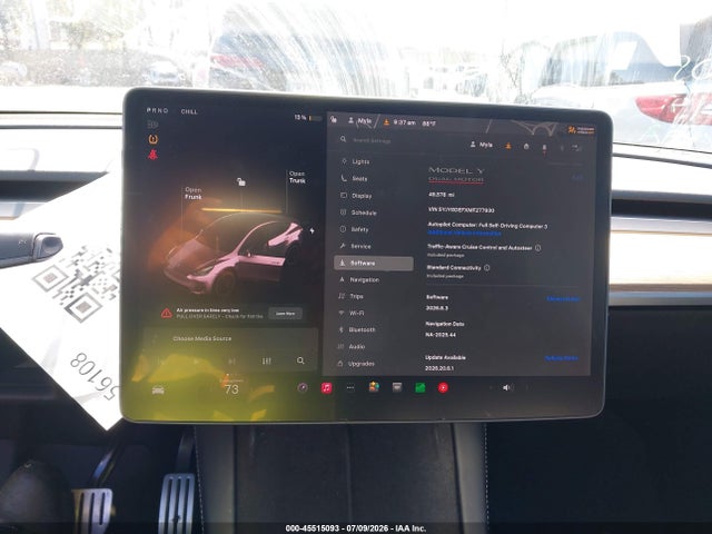 Aukcja sprzedaży 2021 Tesla Model Y Performance Dual Motor All-wheel Drive, vin: 5YJYGDEFXMF277930, numer aukcji: 45515093