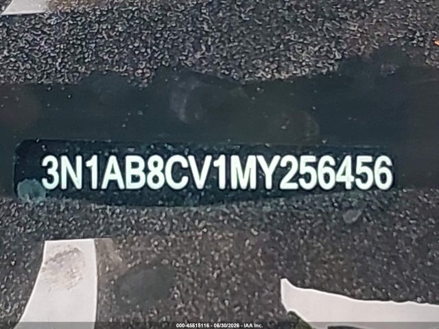 Продаж на аукціоні авто 2021 Nissan Sentra Sv Xtronic Cvt, vin: 3N1AB8CV1MY256456, номер лоту: 45515116