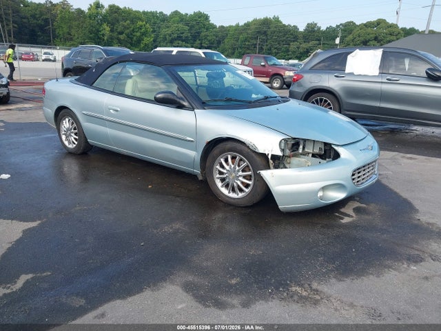 Aukcja sprzedaży 2003 Chrysler Sebring Limited, vin: 1C3EL65R83N524872, numer aukcji: 45515396