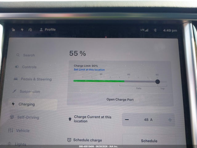 Продаж на аукціоні авто 2018 Tesla Model S 100d/75d/p100d, vin: 5YJSA1E29JF248806, номер лоту: 45515406