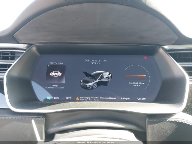 Продаж на аукціоні авто 2018 Tesla Model S 100d/75d/p100d, vin: 5YJSA1E29JF248806, номер лоту: 45515406