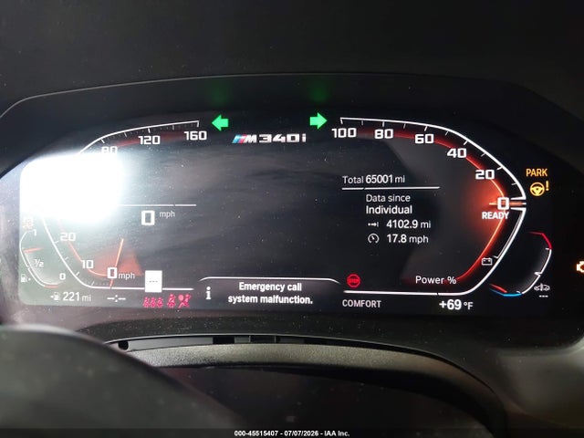 Aukcja sprzedaży 2021 Bmw 3 Series M340i, vin: 3MW5U7J09M8B49355, numer aukcji: 45515407
