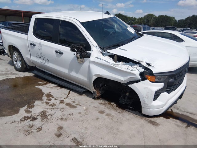 Auction sale of the 2025 Chevrolet Silverado 1500 2wd  Short Bed Custom, vin: 1GCPABEK8SZ249081, lot number: 45515511