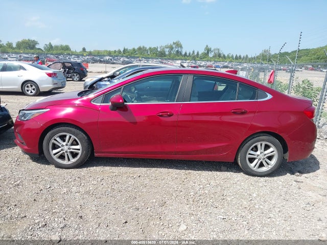 2017 Chevrolet Cruze Lt Auto მანქანა იყიდება აუქციონზე, vin: 1G1BE5SM5H7221547, აუქციონის ნომერი: 45515639