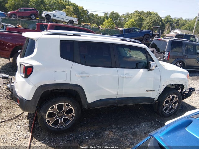 2016 Jeep Renegade Limited მანქანა იყიდება აუქციონზე, vin: ZACCJBDT2GPE23998, აუქციონის ნომერი: 45515648