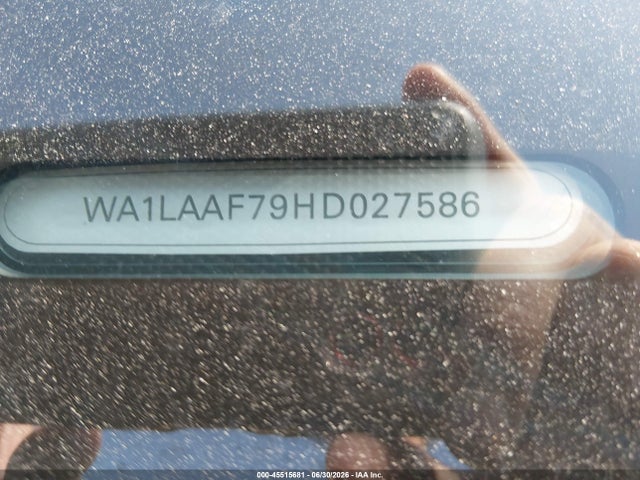 Продаж на аукціоні авто 2017 Audi Q7 3.0t Premium, vin: WA1LAAF79HD027586, номер лоту: 45515681