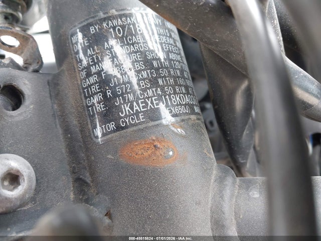 Kawasaki Ex650 J 2019 JKAEXEJ18KDA03615 Image 10