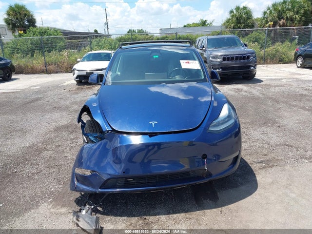 2021 Tesla Model Y Long Range Dual Motor All-wheel Drive მანქანა იყიდება აუქციონზე, vin: 5YJYGDEE8MF080486, აუქციონის ნომერი: 45515953
