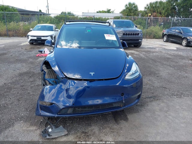2021 Tesla Model Y Long Range Dual Motor All-wheel Drive მანქანა იყიდება აუქციონზე, vin: 5YJYGDEE8MF080486, აუქციონის ნომერი: 45515953