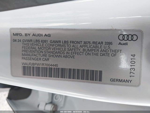 WAUFJBFW1R7004445 Audi E-tron Gt Premium Plus Quattro