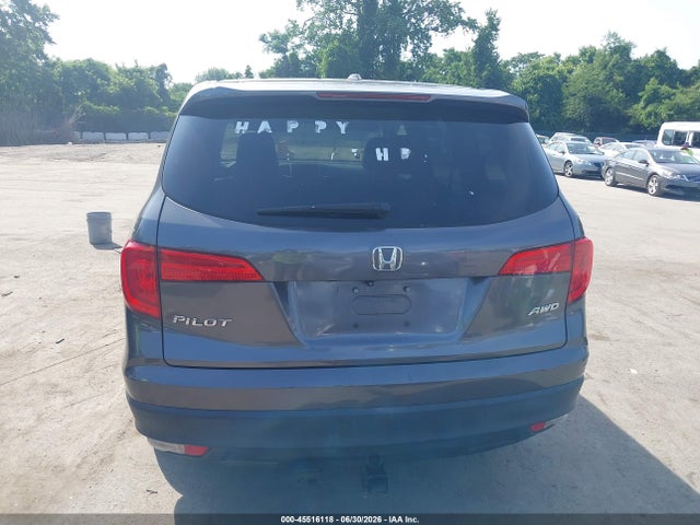 2018 Honda Pilot Ex-l მანქანა იყიდება აუქციონზე, vin: 5FNYF6H58JB038941, აუქციონის ნომერი: 45516118