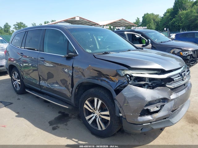 2018 Honda Pilot Ex-l მანქანა იყიდება აუქციონზე, vin: 5FNYF6H58JB038941, აუქციონის ნომერი: 45516118