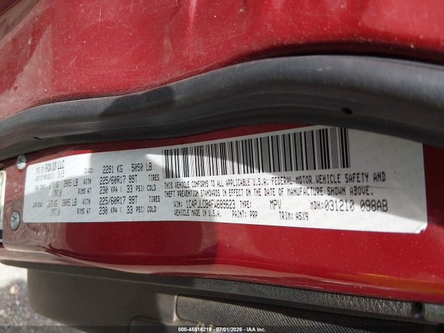 2015 Jeep Cherokee Latitude მანქანა იყიდება აუქციონზე, vin: 1C4PJLCB4FW689623, აუქციონის ნომერი: 45516219