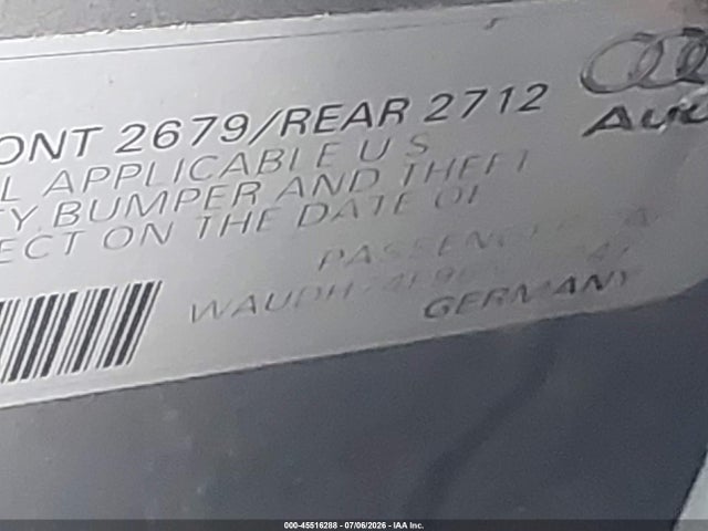 Auction sale of the 2006 Audi A6 3.2, vin: WAUDH74F96N102472, lot number: 45516288