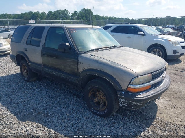 1999 Chevrolet Blazer Ls მანქანა იყიდება აუქციონზე, vin: 1GNCS13W1X2168796, აუქციონის ნომერი: 45516310