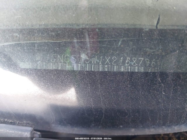 Aukcja sprzedaży 1999 Chevrolet Blazer Ls, vin: 1GNCS13W1X2168796, numer aukcji: 45516310