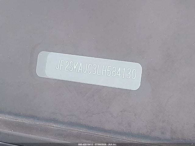 2020 Subaru Forester Premium მანქანა იყიდება აუქციონზე, vin: JF2SKAJC3LH584130, აუქციონის ნომერი: 45516412