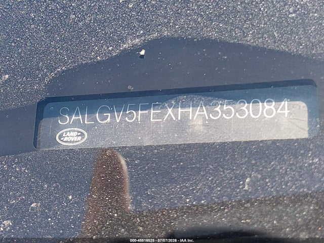 SALGV5FEXHA353084 Land Rover Range Rover 5.0l V8 Supercharged Autobiography