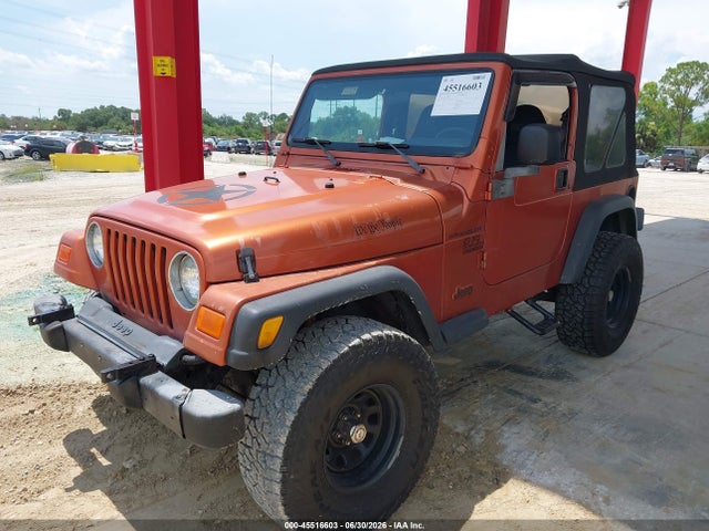45516603 :رقم المزاد ، 1J4FA29P4YP800994 vin ، 2000 Jeep Wrangler Se مزاد بيع