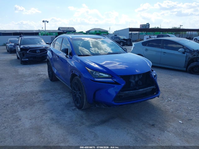 Продажа на аукционе авто 2015 Lexus Nx 200t F Sport, vin: JTJYARBZ8F2007790, номер лота: 45516675