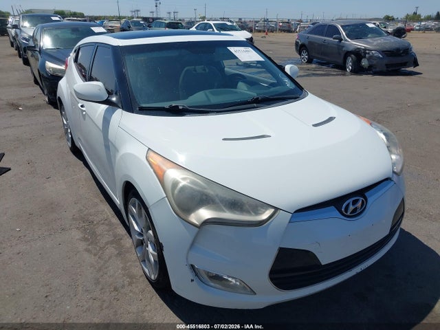 Auction sale of the 2012 Hyundai Veloster Base W/gray, vin: KMHTC6AD5CU047137, lot number: 45516803