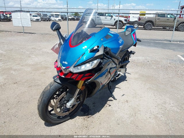 45516937 :رقم المزاد ، ZD4XPUA0XTS000228 vin ، 2026 Aprilia Rsv4 1100 مزاد بيع