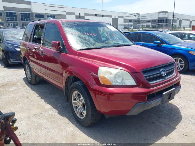 Auction sale of the 2005 Honda Pilot Ex-l, vin: 5FNYF18575B022433, lot number: 45517020
