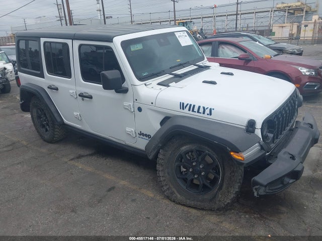 Auction sale of the 2025 Jeep Wrangler 4xe Willys 4xe, vin: 1C4RJXN63SW565188, lot number: 45517146