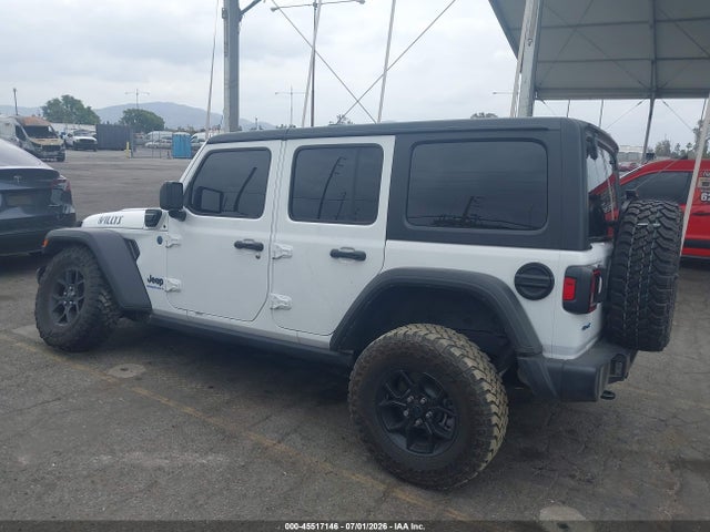 Продажа на аукционе авто 2025 Jeep Wrangler 4xe Willys 4xe, vin: 1C4RJXN63SW565188, номер лота: 45517146