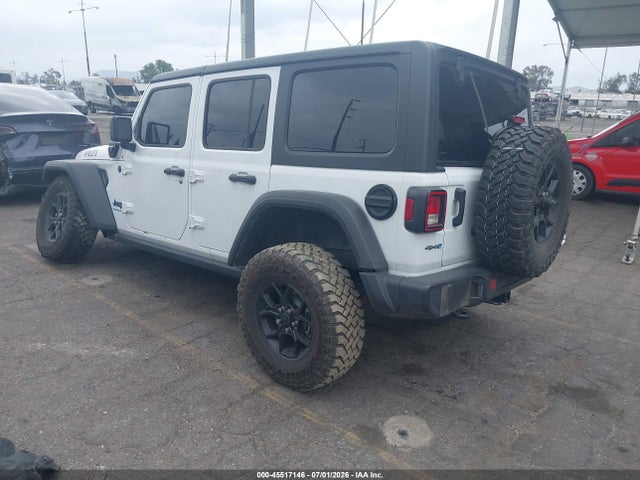 Продажа на аукционе авто 2025 Jeep Wrangler 4xe Willys 4xe, vin: 1C4RJXN63SW565188, номер лота: 45517146