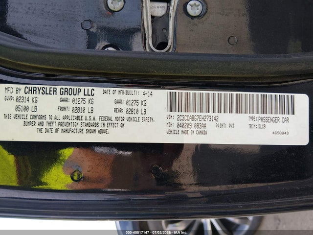 2C3CCABG7EH273142 Chrysler 300 300s