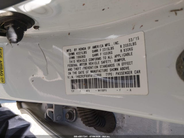 1HGCR2F8XFA130898 Honda Accord Ex-l