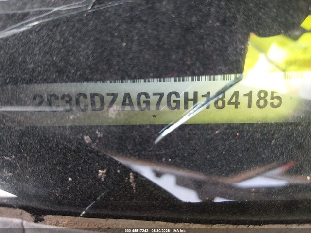 45517242 :رقم المزاد ، 2C3CDZAG7GH184185 vin ، 2016 Dodge Challenger Sxt مزاد بيع