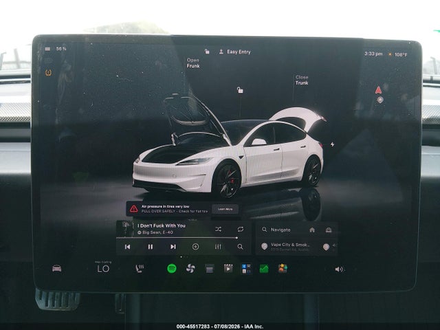 Продаж на аукціоні авто 2025 Tesla Model 3 Performance All-wheel Drive, vin: 5YJ3E1ET2SF984960, номер лоту: 45517283