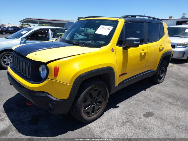 45517306 :رقم المزاد ، ZACCJBCB2JPH60977 vin ، 2018 Jeep Renegade Trailhawk 4x4 مزاد بيع