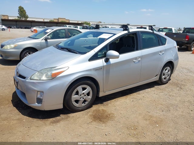 2011 Toyota Prius Two მანქანა იყიდება აუქციონზე, vin: JTDKN3DU7B0252047, აუქციონის ნომერი: 45517353